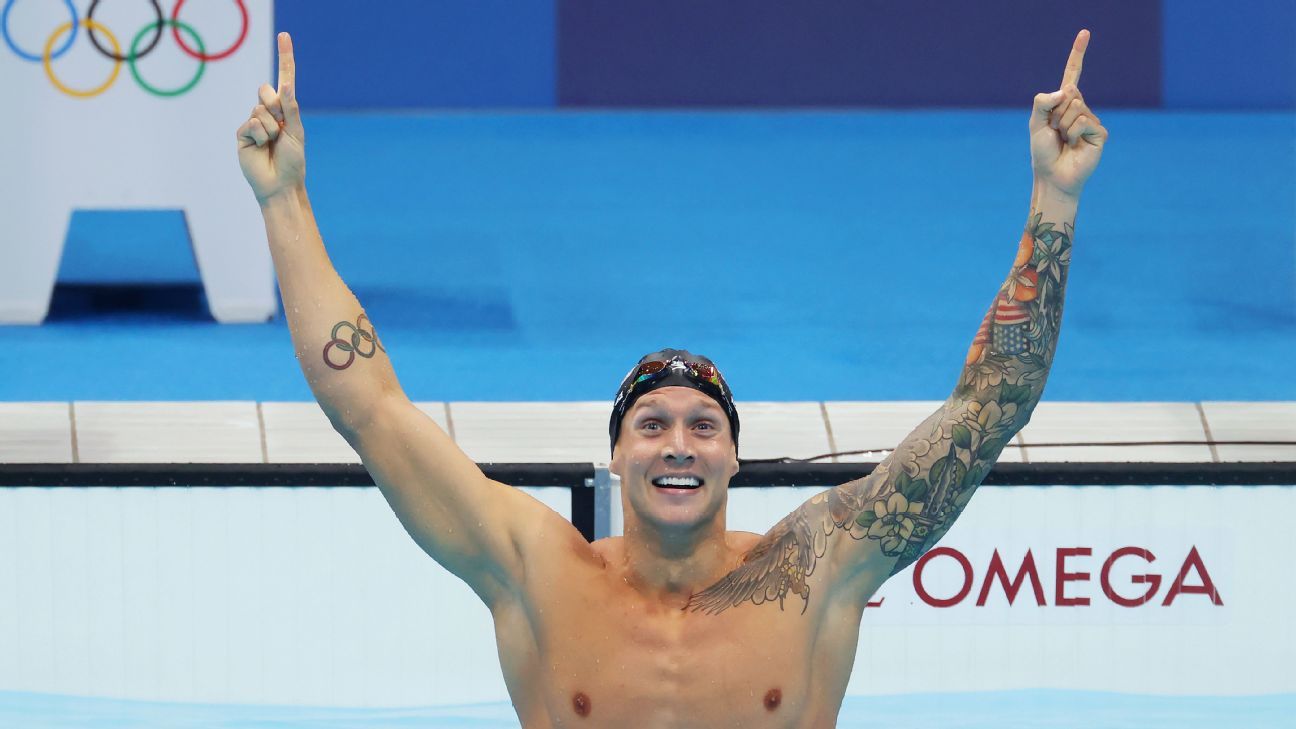 Swimmer Caeleb Dressel's time is now in post-Michael Phelps era