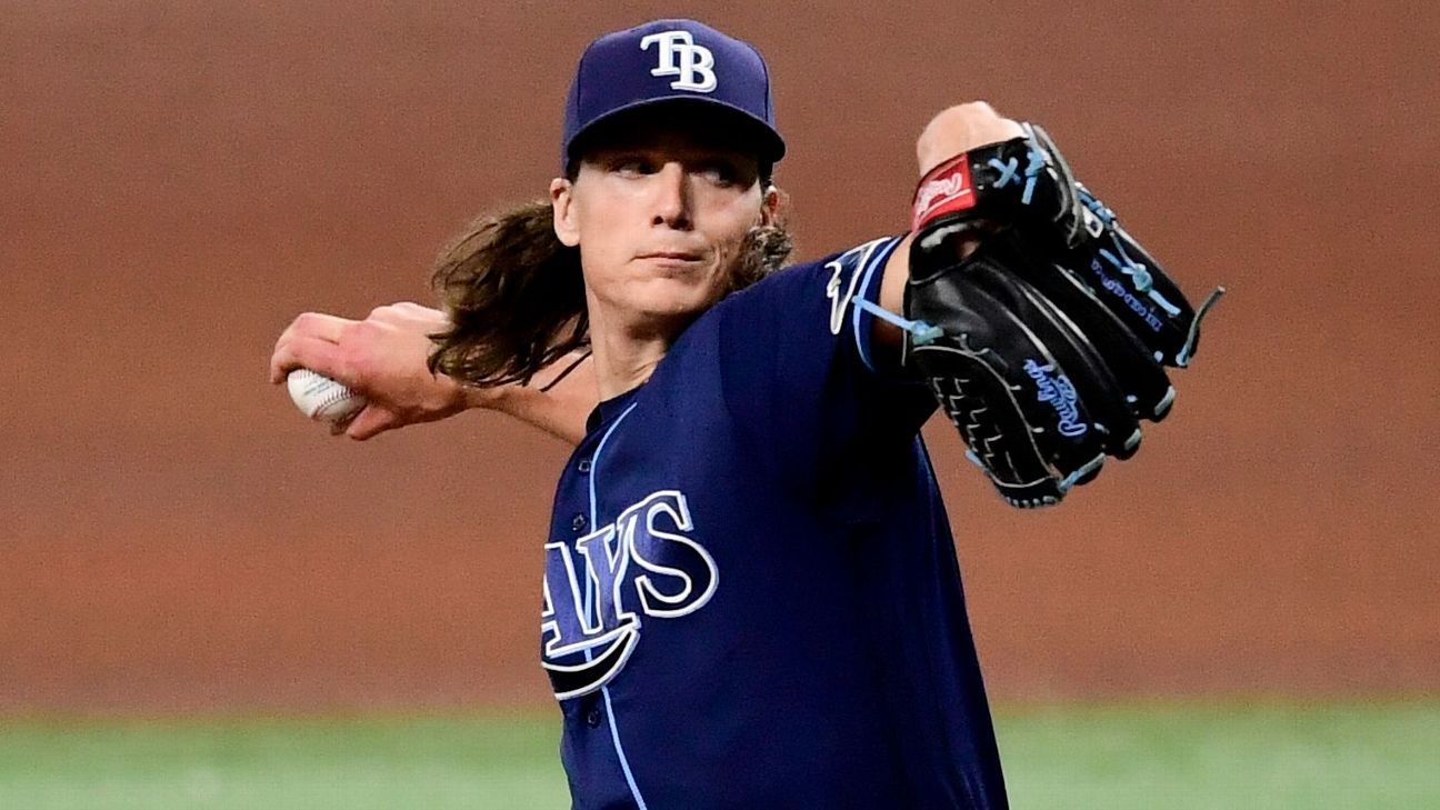 8 Deportivo - Se espera que el lanzador Tyler Glasnow de