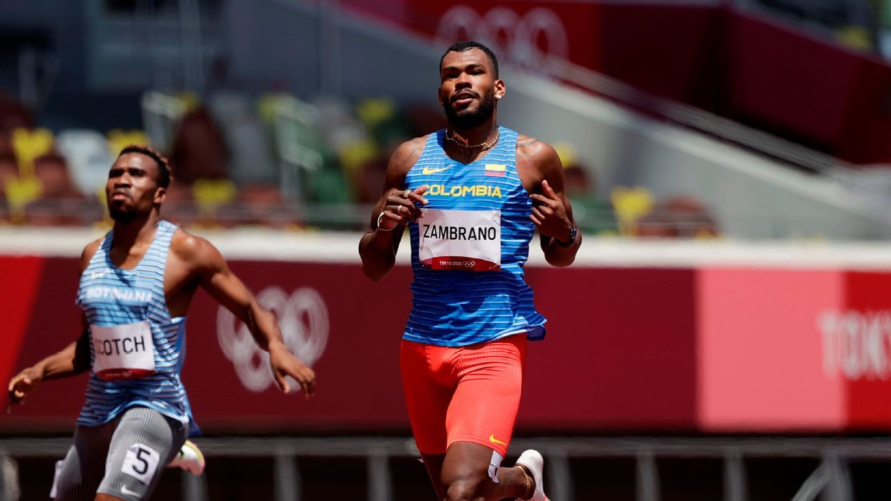 El colombiano Anthony Zambrano ganó su serie de los 400 ...