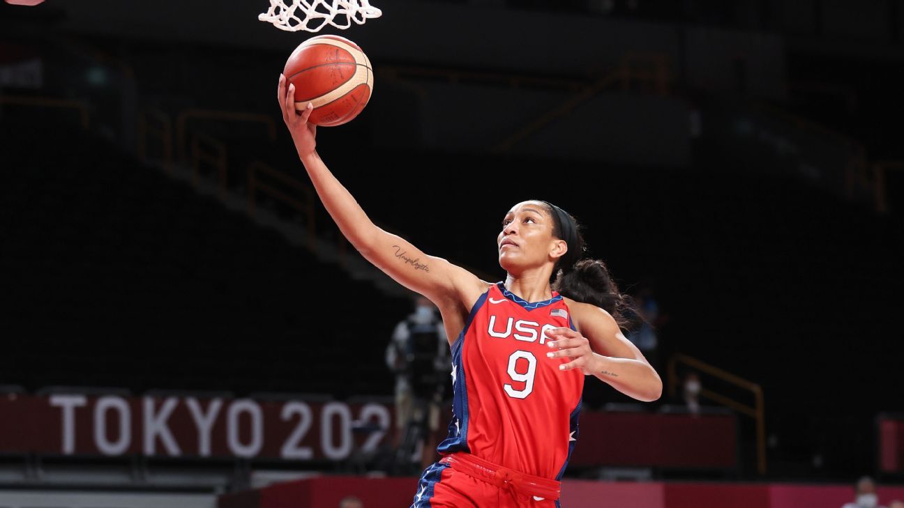 U.S. women's basketball advances to quarterfinals but still isn't in sync at Tokyo Games