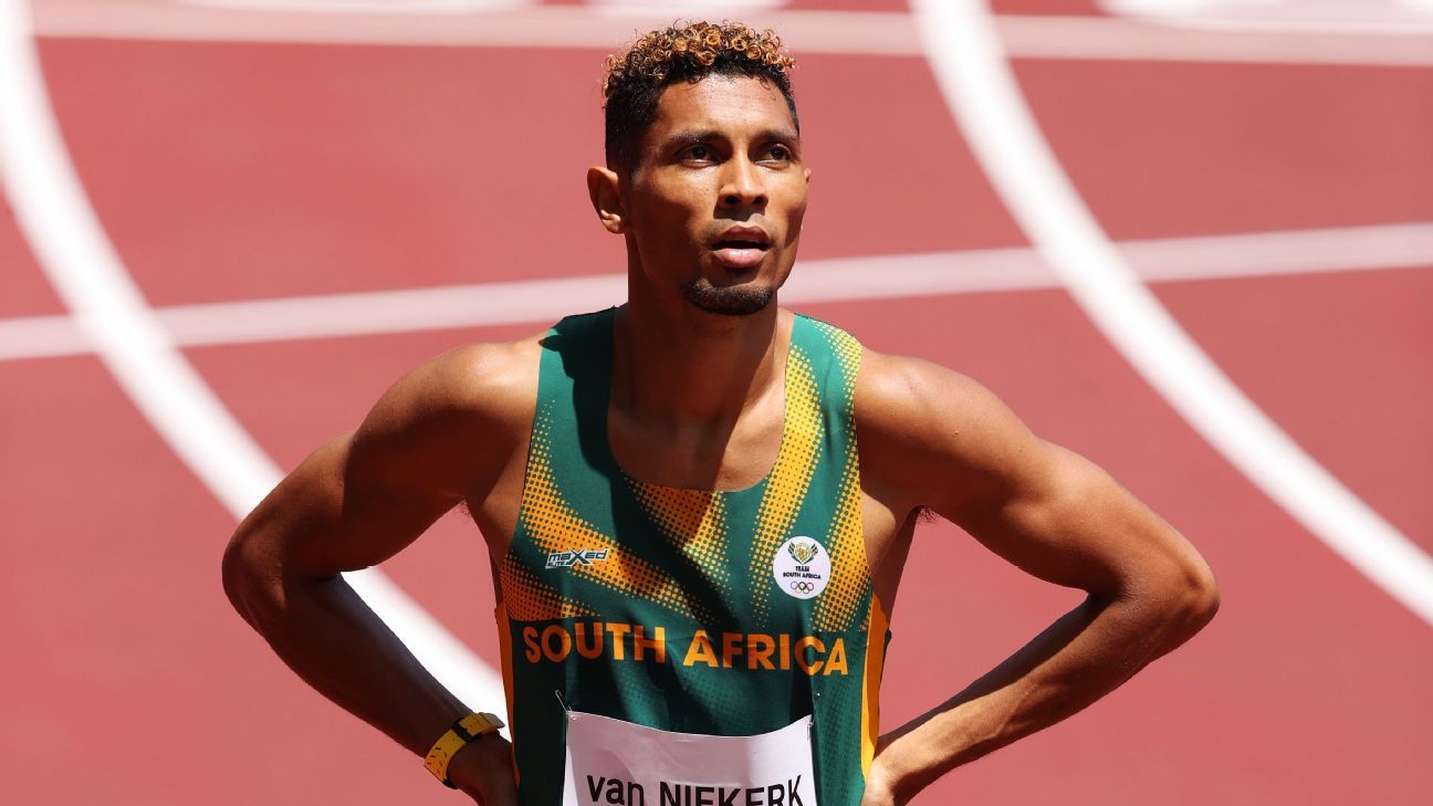 Defending champion, world-record holder Wayde van Niekerk crashes out ...