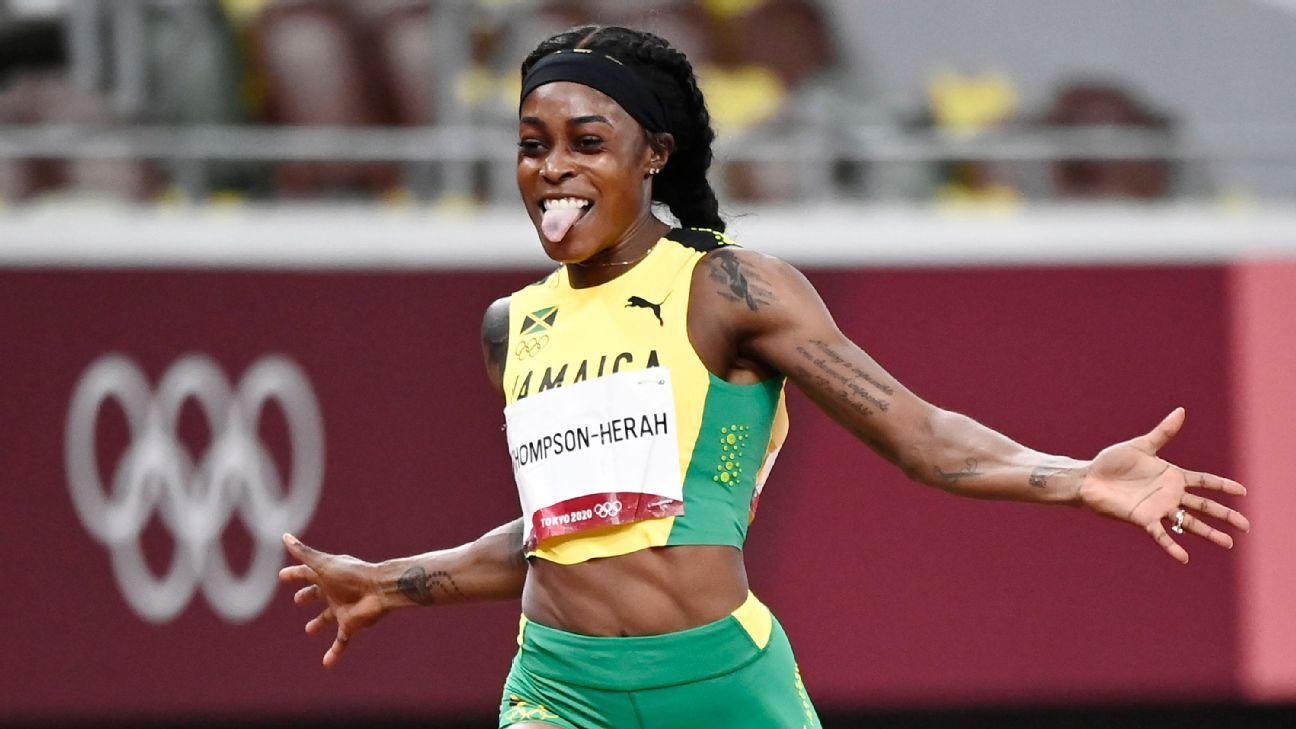 Jamaicas Elaine Thompson Herah Speeds To 200m Win 2nd Straight