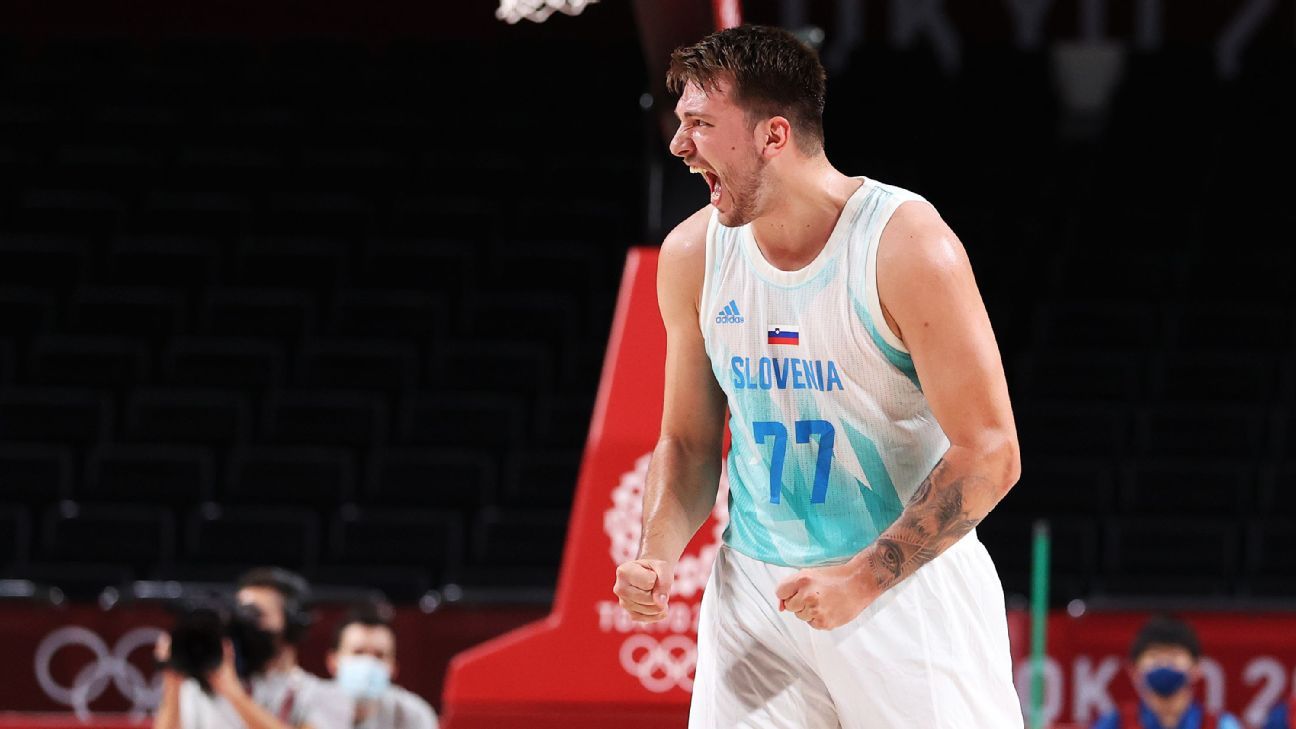 Luka Dončić Slovenia Olympic Qualifying White Jersey