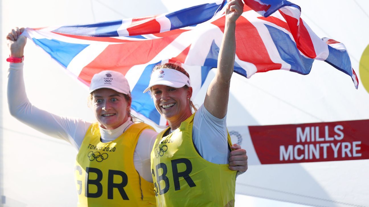 Hannah Mills becomes Britain's most decorated female Olympic sailor ...