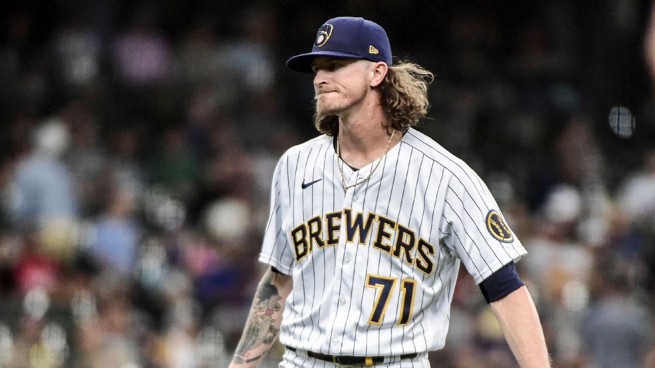 Brewers closer Josh Hader talks about location and why it hurt him against  Oakland.