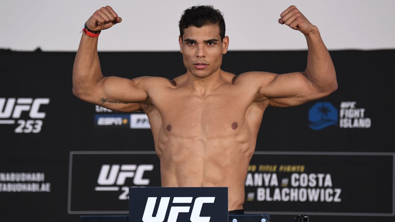 Paulo Costa-Marvin Vettori changed again, now to be contested at 205 pounds