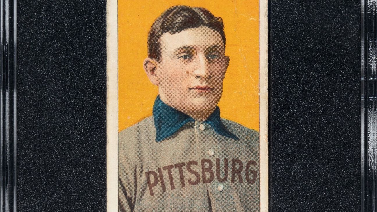 Sold at Auction: T206 Honus Wagner Reprint Sgc 9