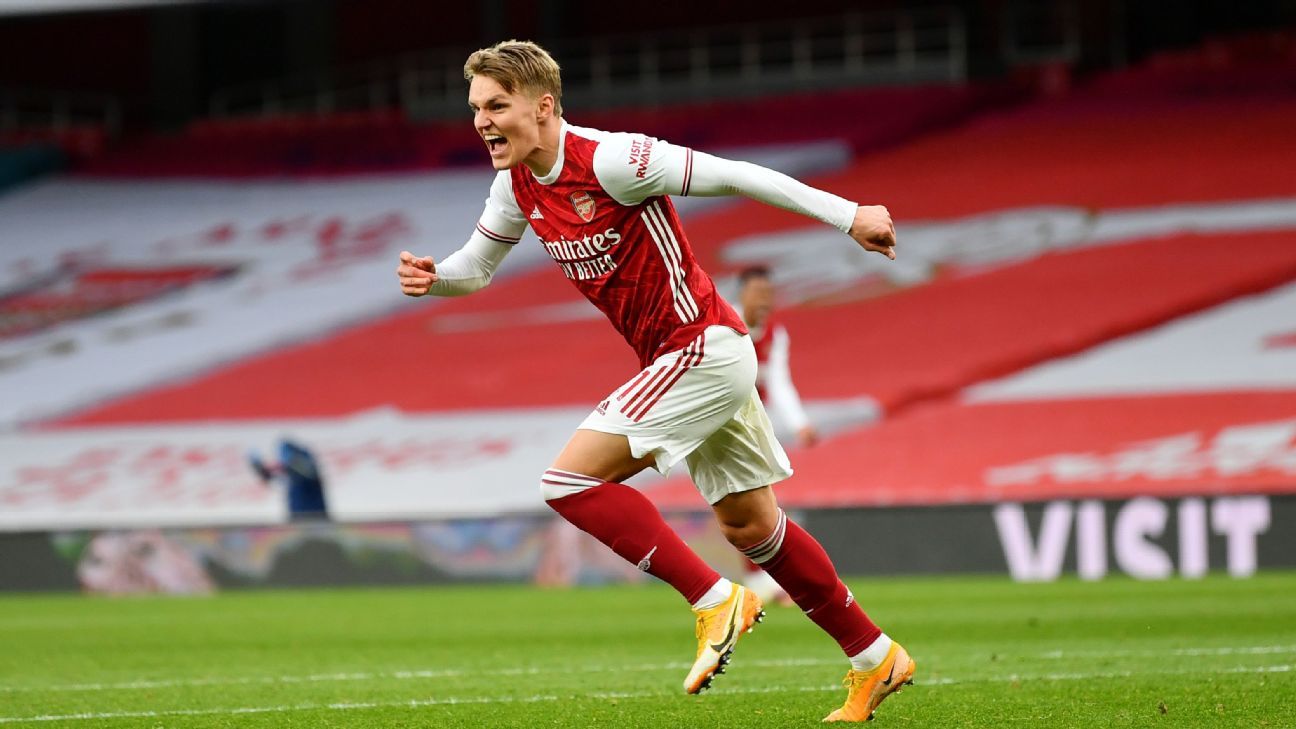 Arsenal spending passes £100m mark with Martin Odegaard, Aaron Ramsdale  signings - ESPN