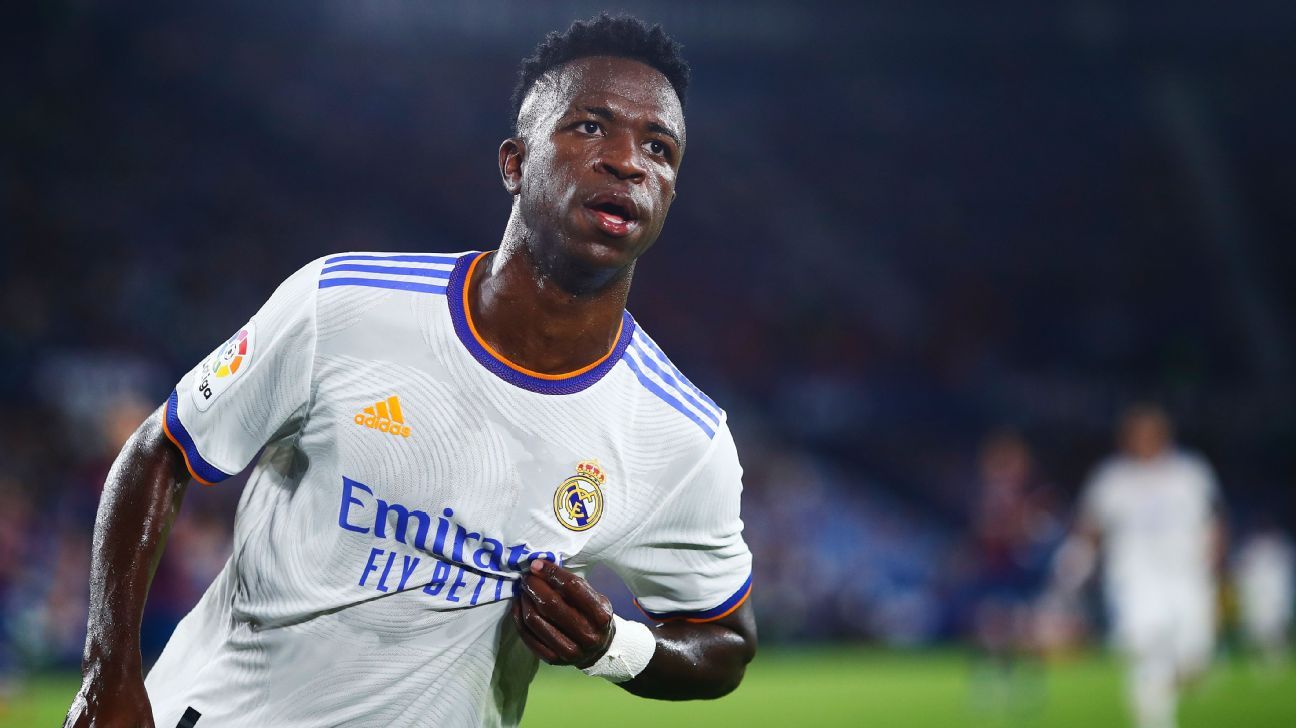 Real Madrid's Vinicius Jr. hasn't had time to hear his critics because he's been too busy becoming amazing