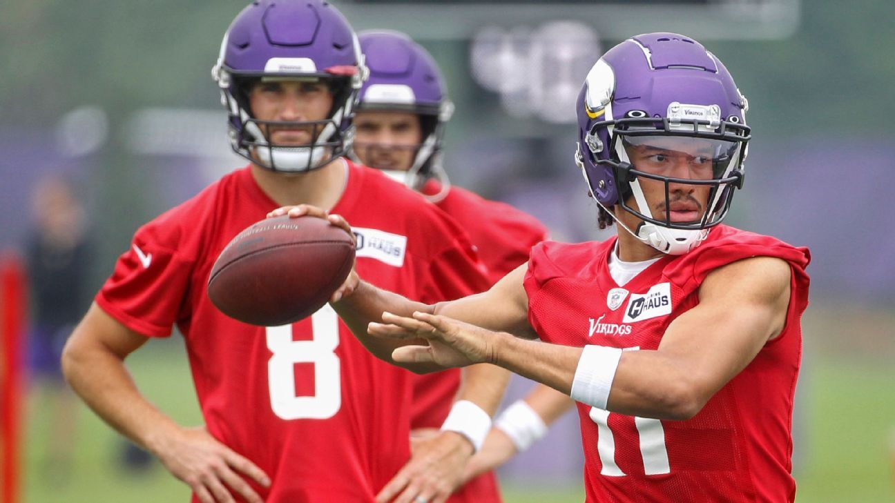 Minnesota Vikings' 53man roster projection Who will back up Kirk