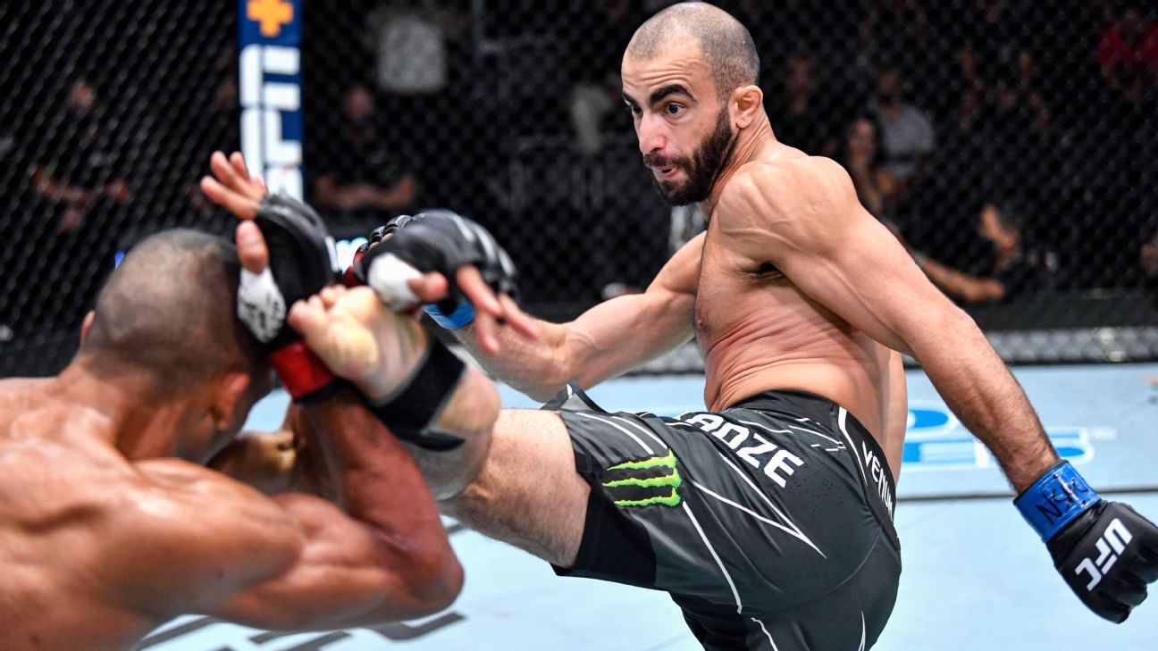 UFC Fight Night takeaways: Giga Chikadze walks the walk with knockout of Edson B..