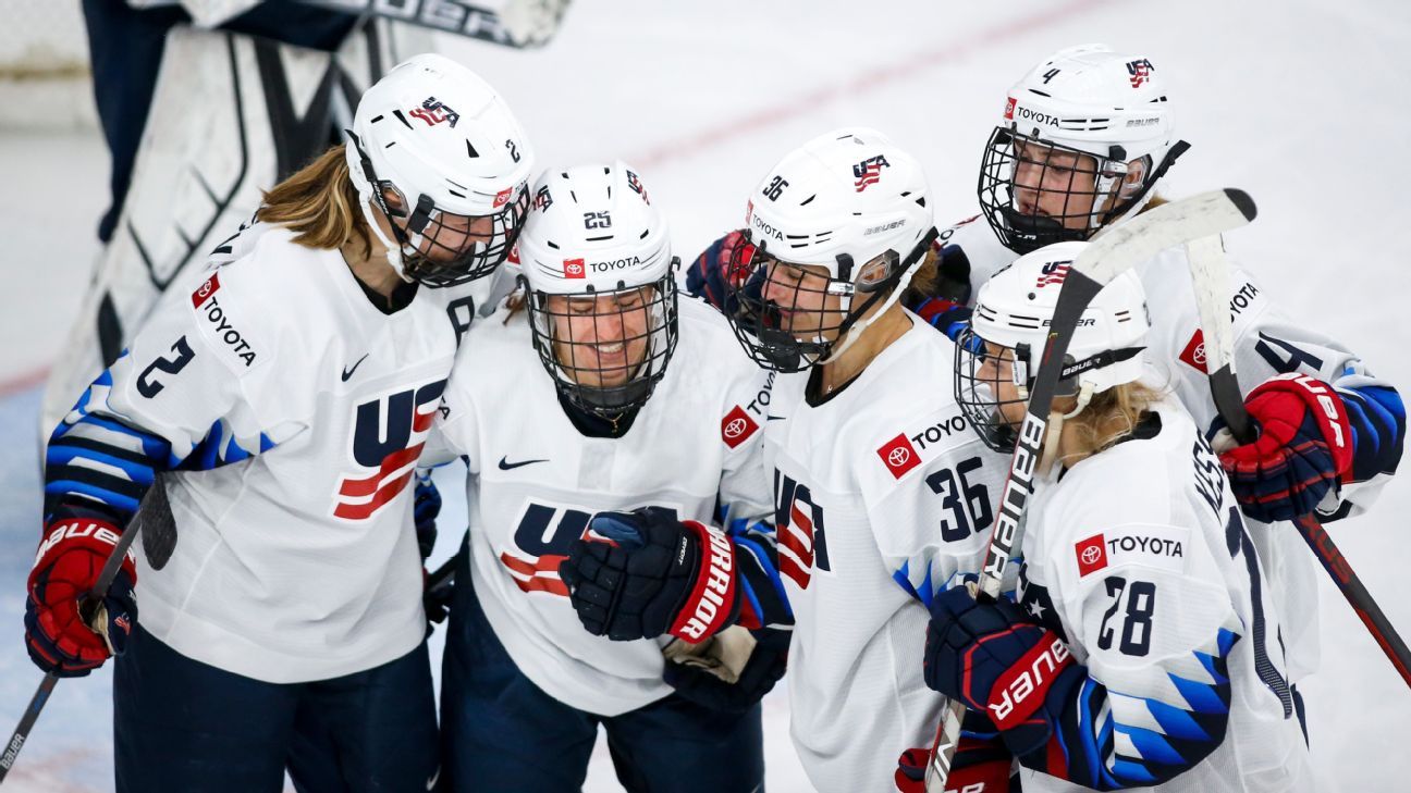 U.S. to face Canada in women's hockey worlds final for 19th time - ESPN