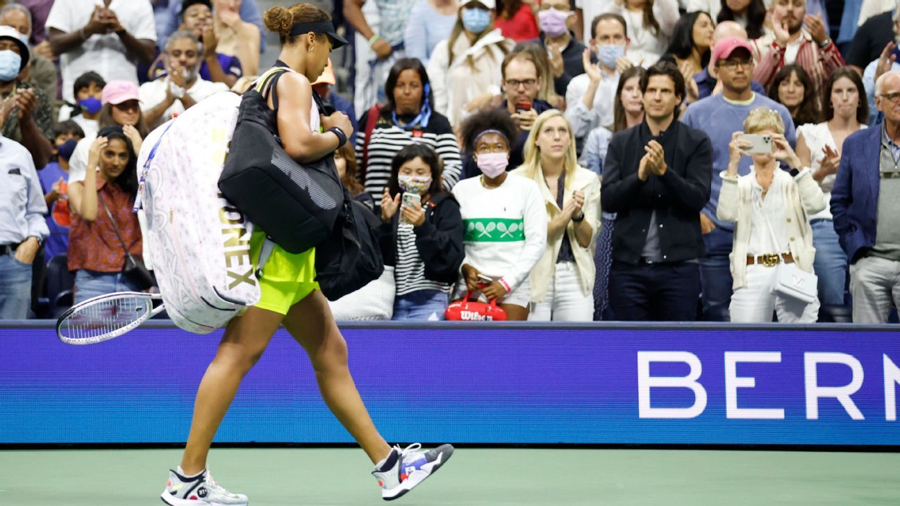 Naomi Osaka unsure when next match will be, considering break from tennis 'for a..