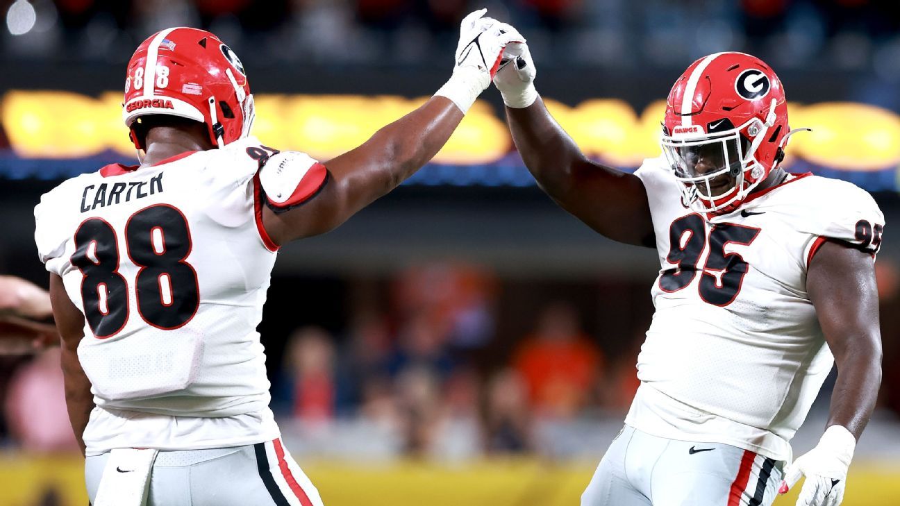Georgia jumps to No. 2 in AP Top 25; Clemson football tumbles out of top four fo..