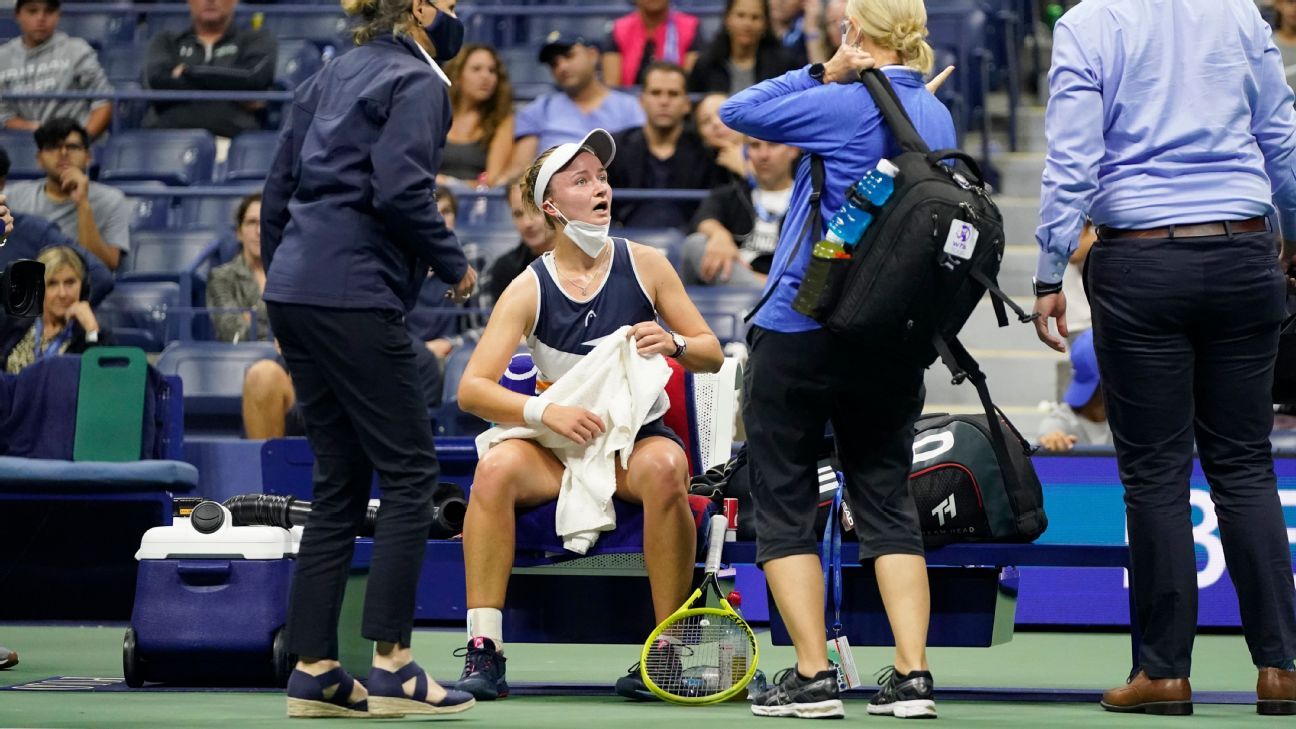 Garbine Muguruza는 Barbora Krijkova의 의료 마감 시기에 만족하지 않았습니다.