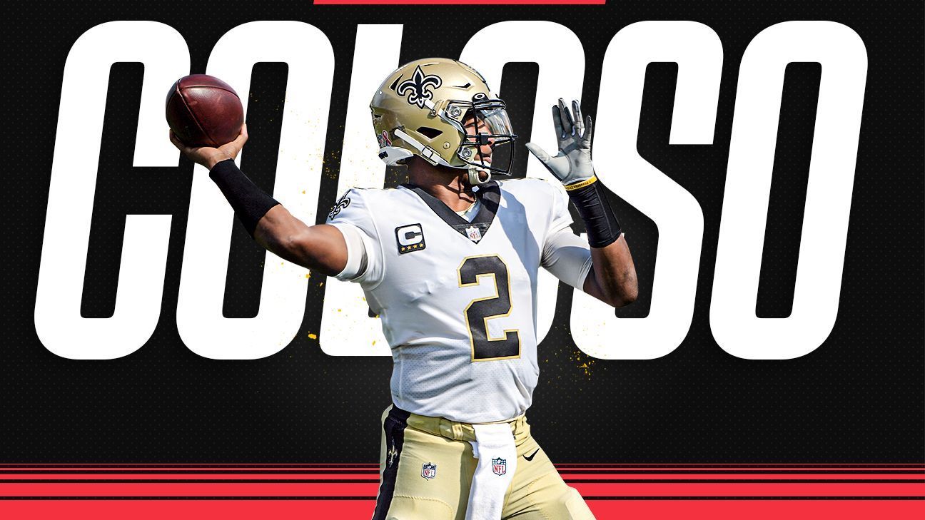 Jameis Winston of the New Orleans Saints is the Colossus of Week 1