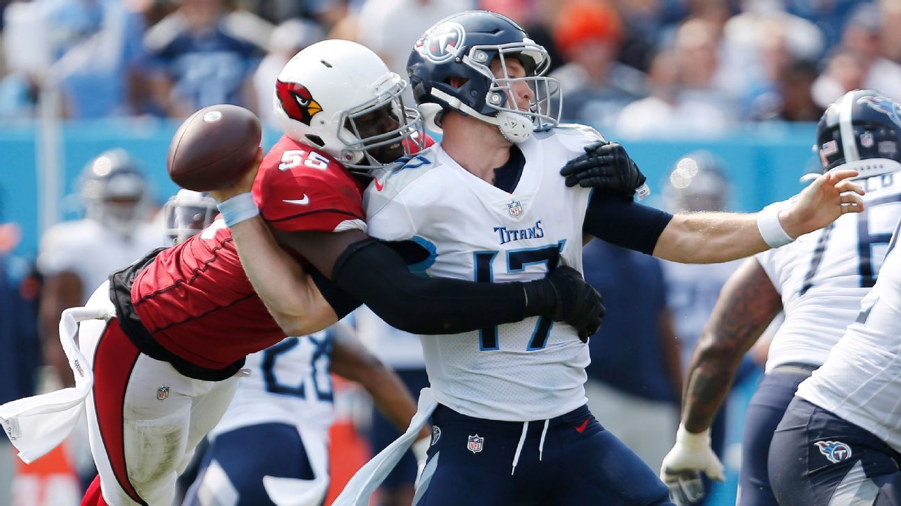 Tennessee Titans' revamped offensive line is a work in progress in