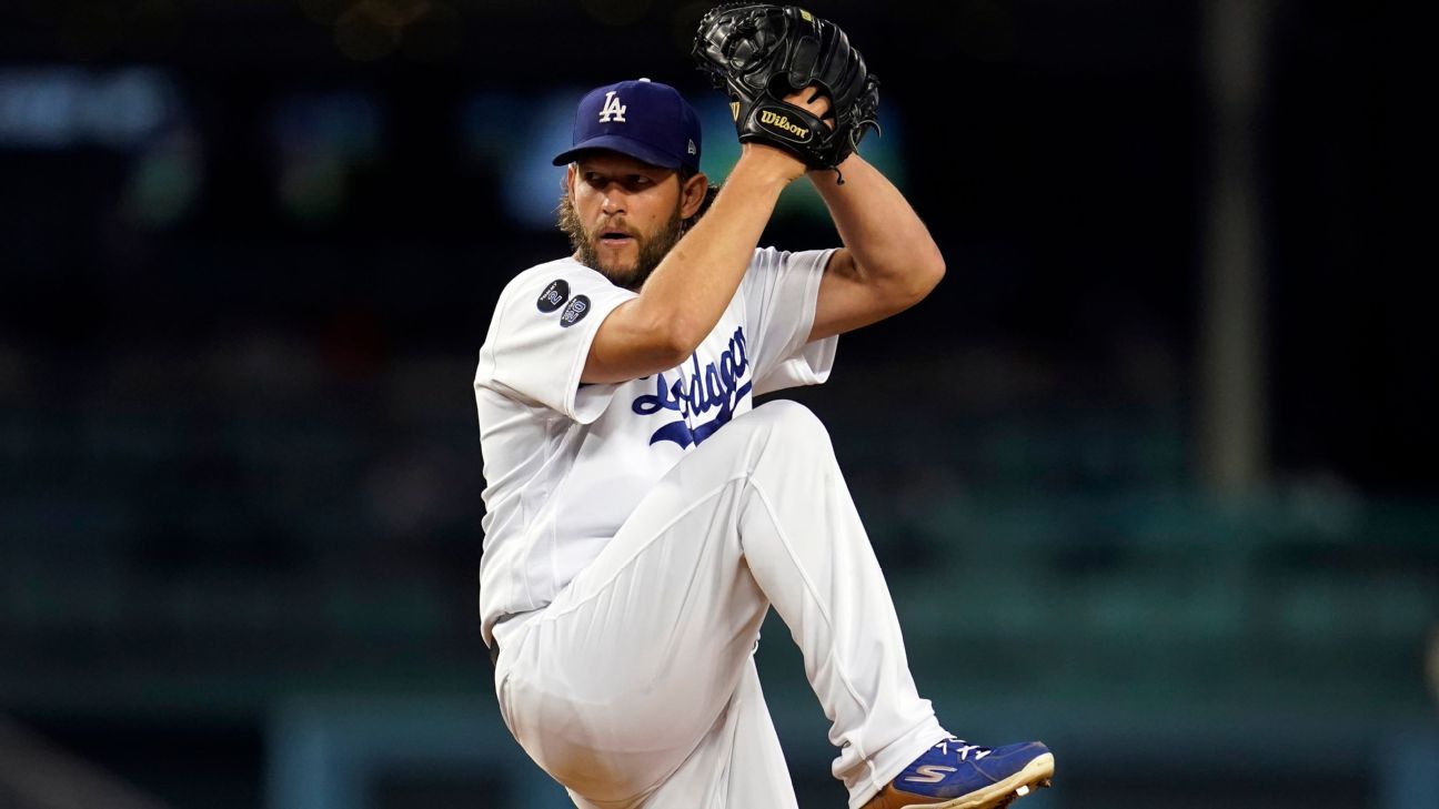 Clayton Kershaw do Los Angeles Dodgers lança 50 arremessos para IL, e uma corrida de 5 km é permitida