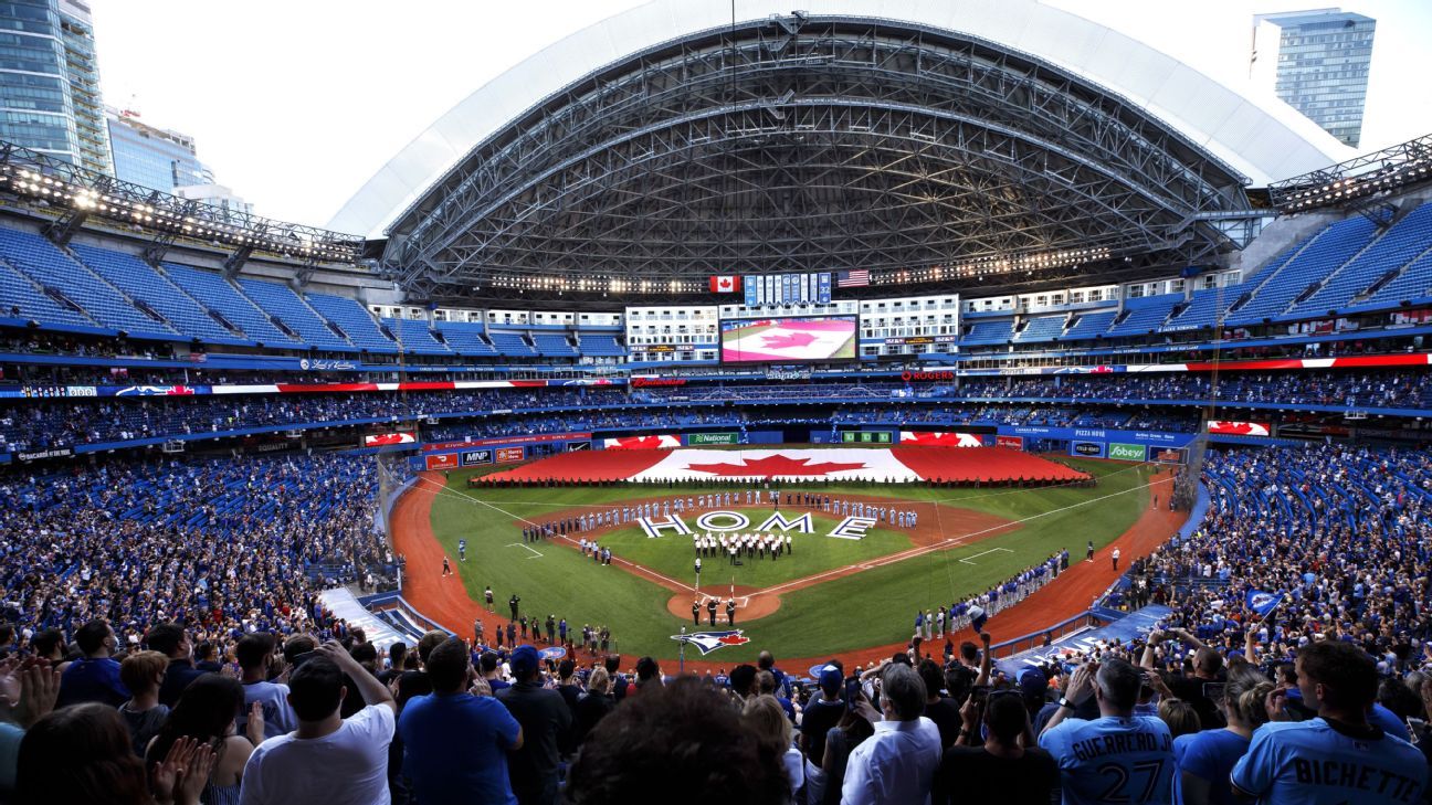 Unvaccinated MLB players can't travel to Canada to play Toronto