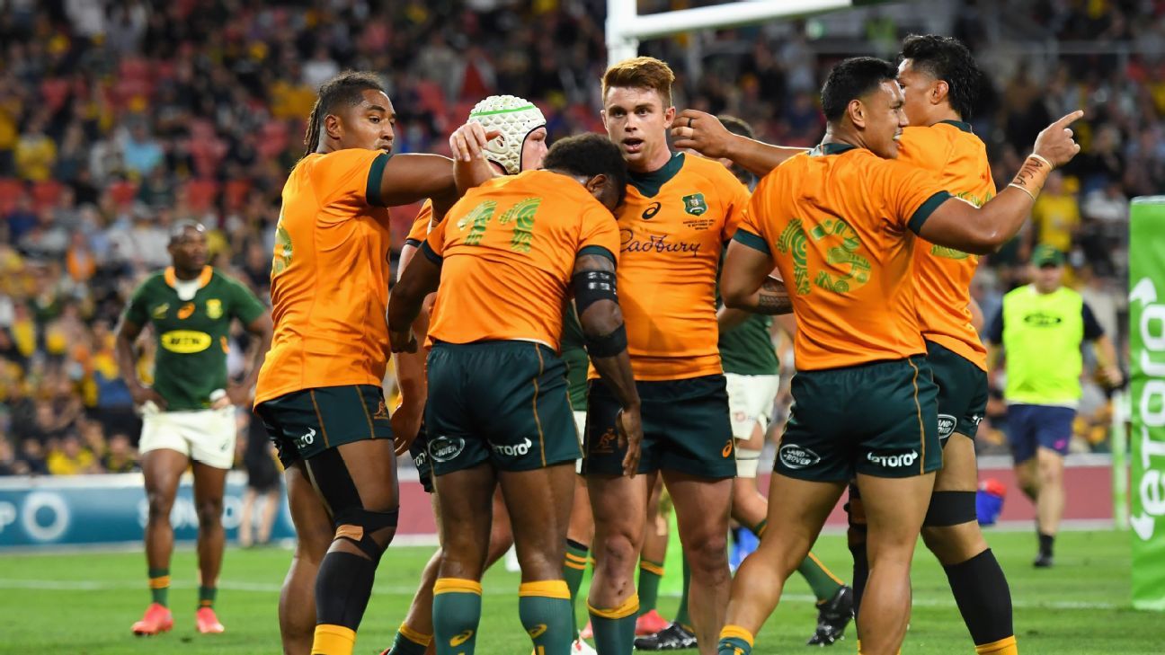 Wallabies vs. Pumas Rugby Championship Queensland Country Bank Stadium