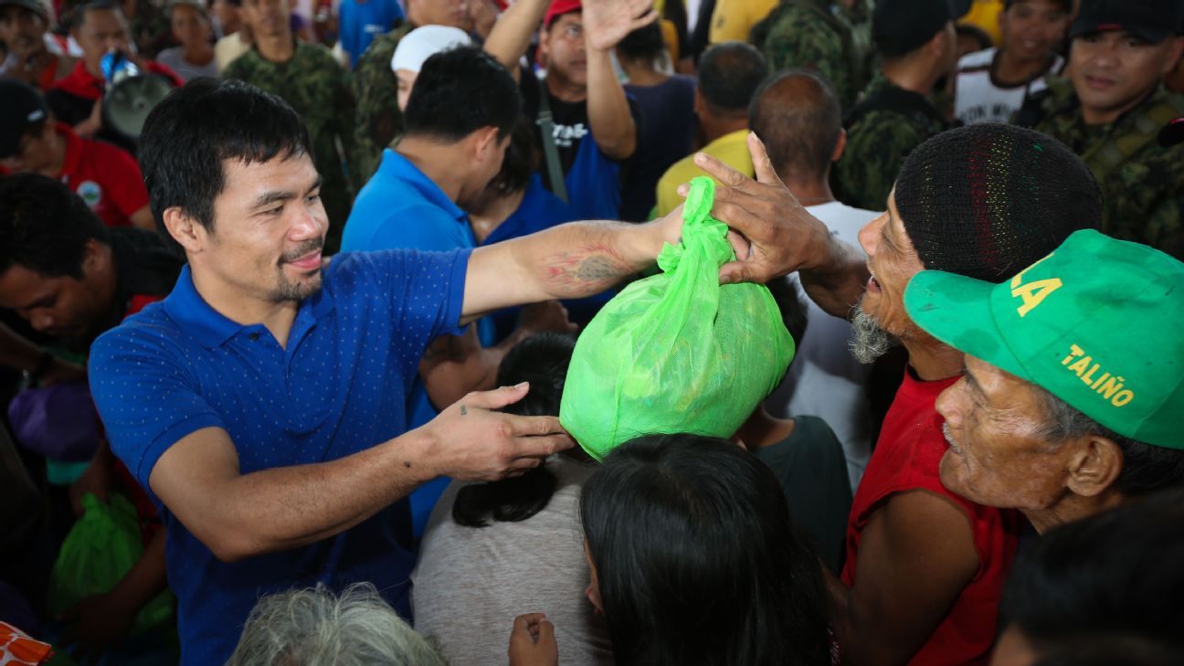 Manny Pacquiao launches bid for Philippine presidency