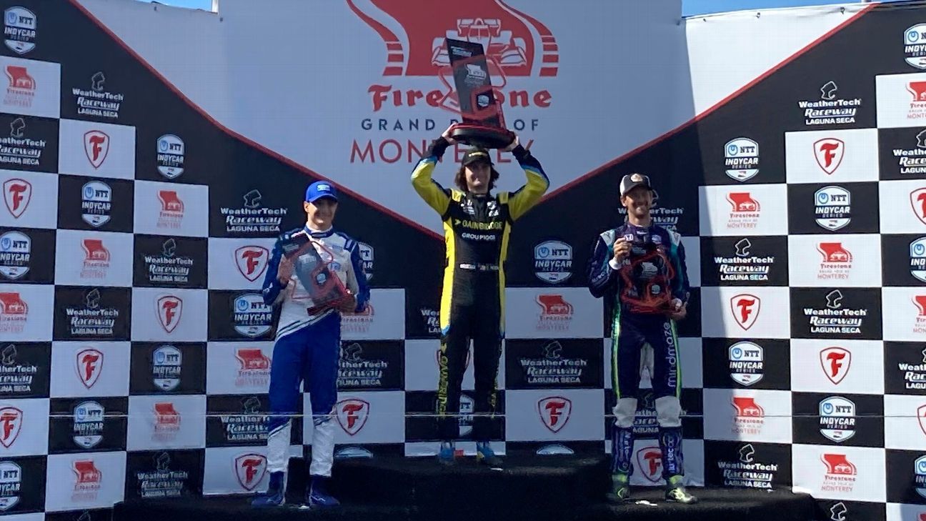 Herta cruises at Laguna Seca, passes dad in wins Auto Recent