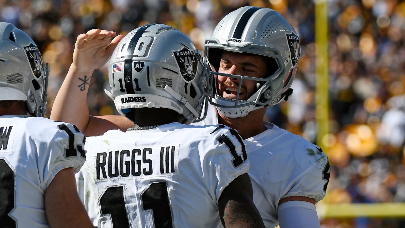 First look at fantasy football for NFL Week 3 Derek Carr, Raiders
