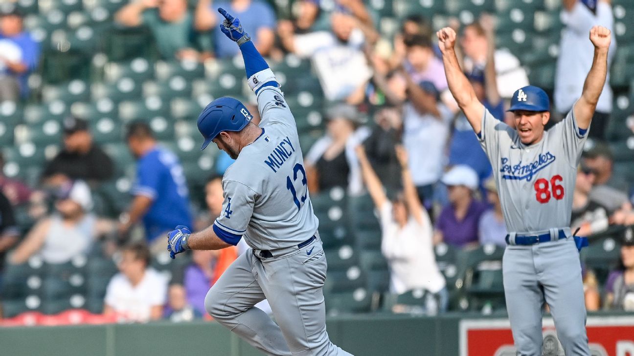 Dingers on dress-up day -- Los Angeles Dodgers celebrated their win over the Colorado Rockies in style