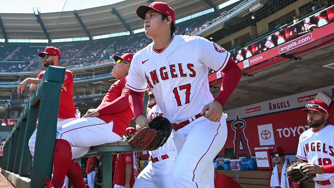 Youth Shohei Ohtani Los Angeles Angels Roster Name & Number T