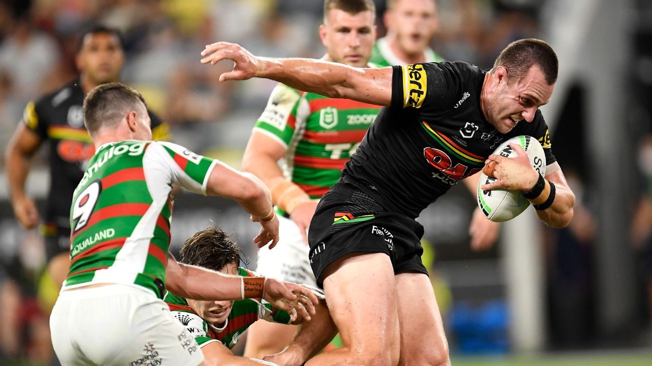 2021 NRL Grand Final Penrith Panthers South Sydney Rabbitohs as it ...