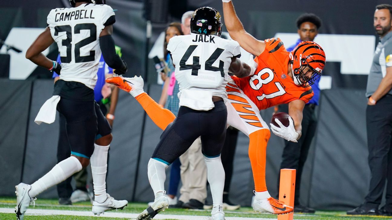 Jacksonville Jaguars 21-24 Cincinnati Bengals summary: score