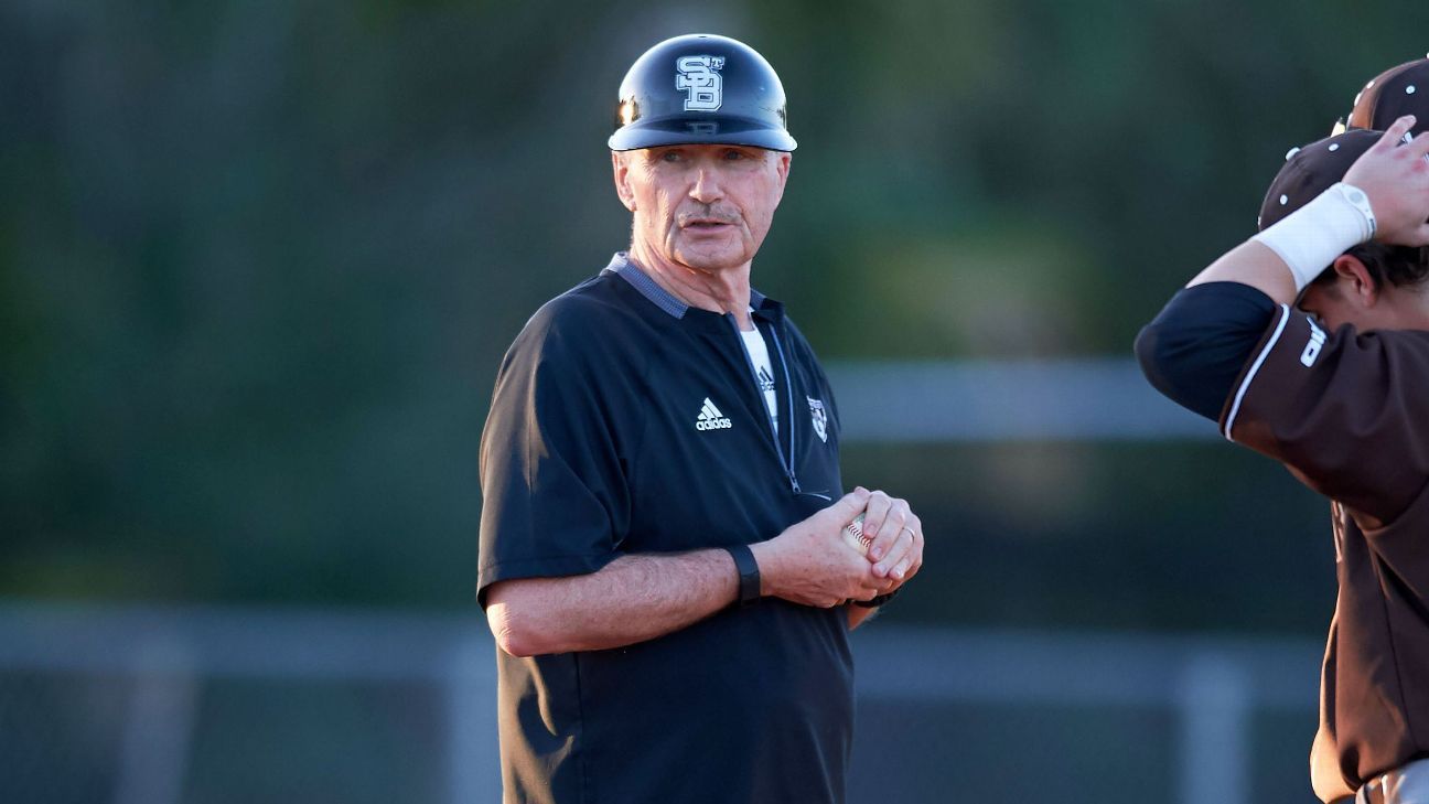 St. Bonaventure baseball coach and school wins leader Larry Sudbrook St. Bonaventure baseball coach and school wins leader Larry Sudbrook