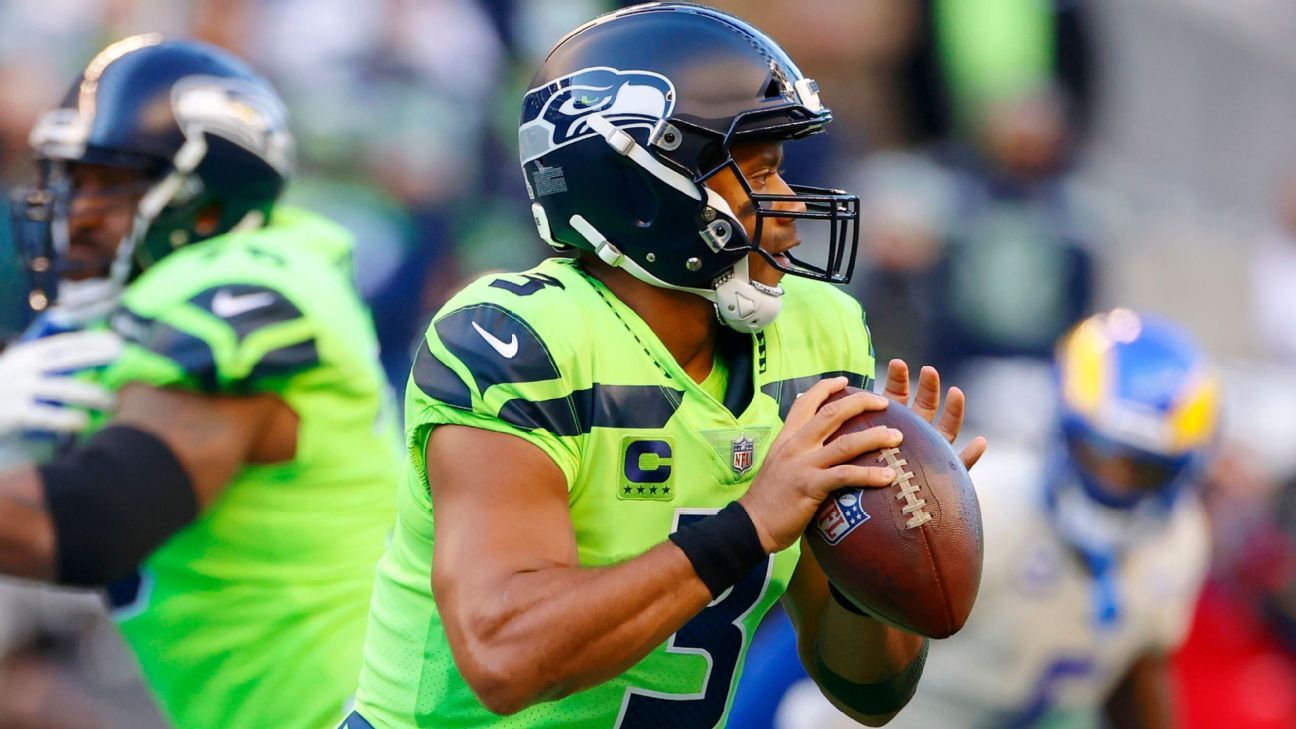 Status of injured Seattle Seahawks quarterback Russell Wilson to be determined b..