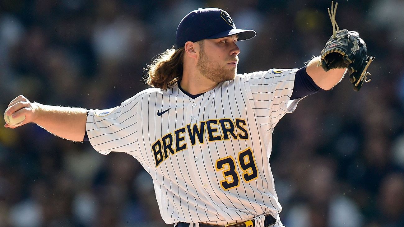 Brewers' Corbin Burnes shows Cy Young form for 5 innings against