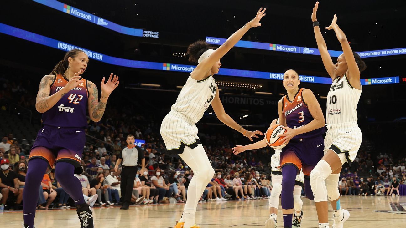 2021 WNBA Finals Chronicling the Chicago Sky's and Phoenix Mercury's