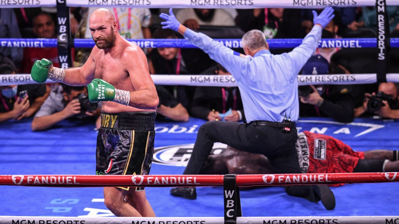 Tyson Fury retains WBC heavyweight title, closes trilogy with second KO win over..