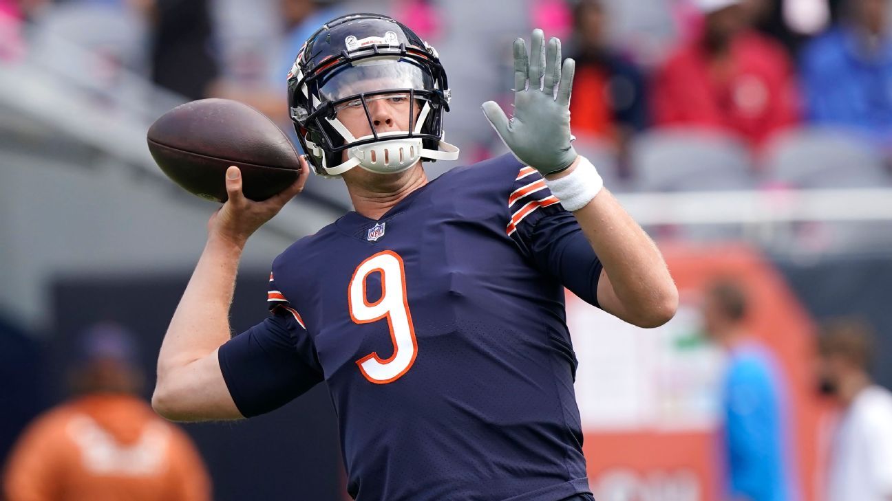 Chicago Bears to start Mitchell Trubisky at QB with Nick Foles hurting -  ESPN