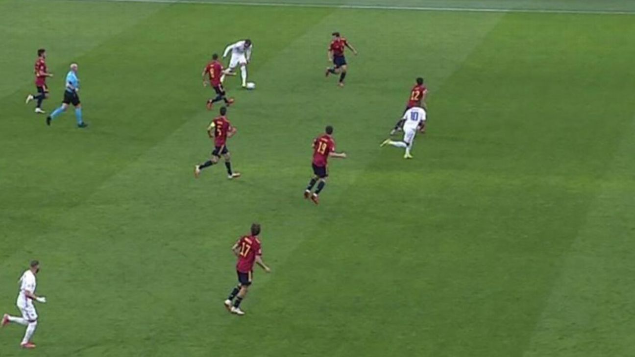 Why Mbappe's 'offside' Nations League-winning goal for France vs. Spain was allowed to stand