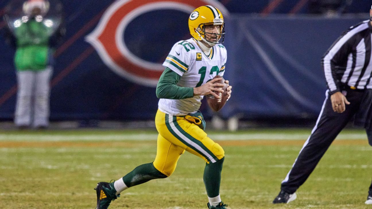 Aaron Rodgers runs out of time when trying to recall all of the Bears QBs since ..