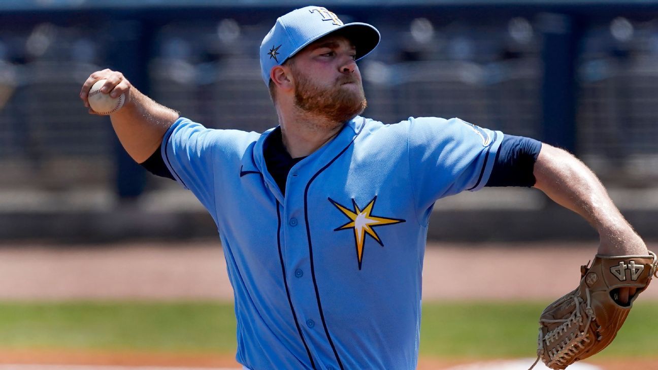 Tampa Bay Rays Spring Training Authentic Team Jersey - Light Blue in 2023