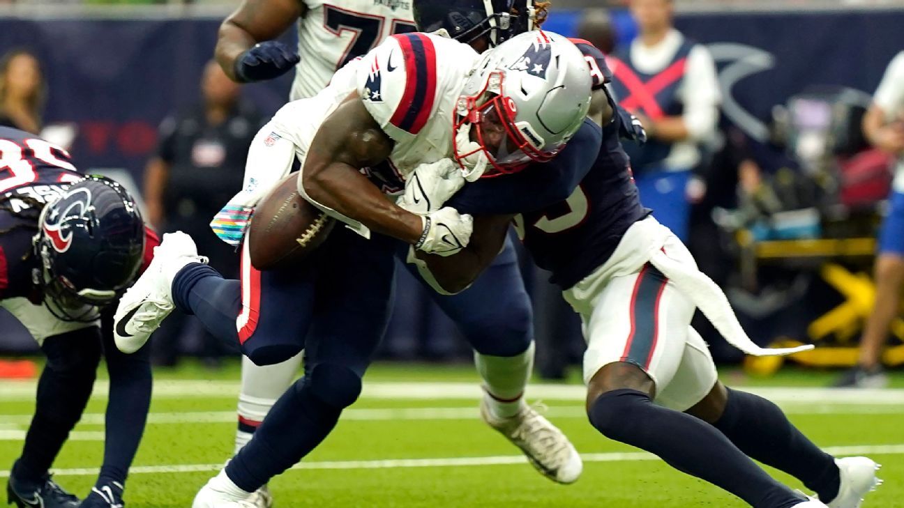 Sony Michel of New England Patriots ruled out vs. Chicago Bears - ESPN