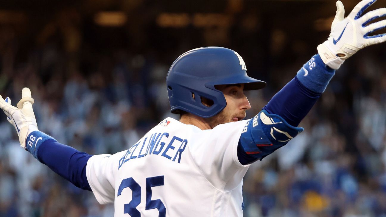 'It's just hard to imagine a bigger hit' -- Dave Roberts, Los Angeles Dodgers in..