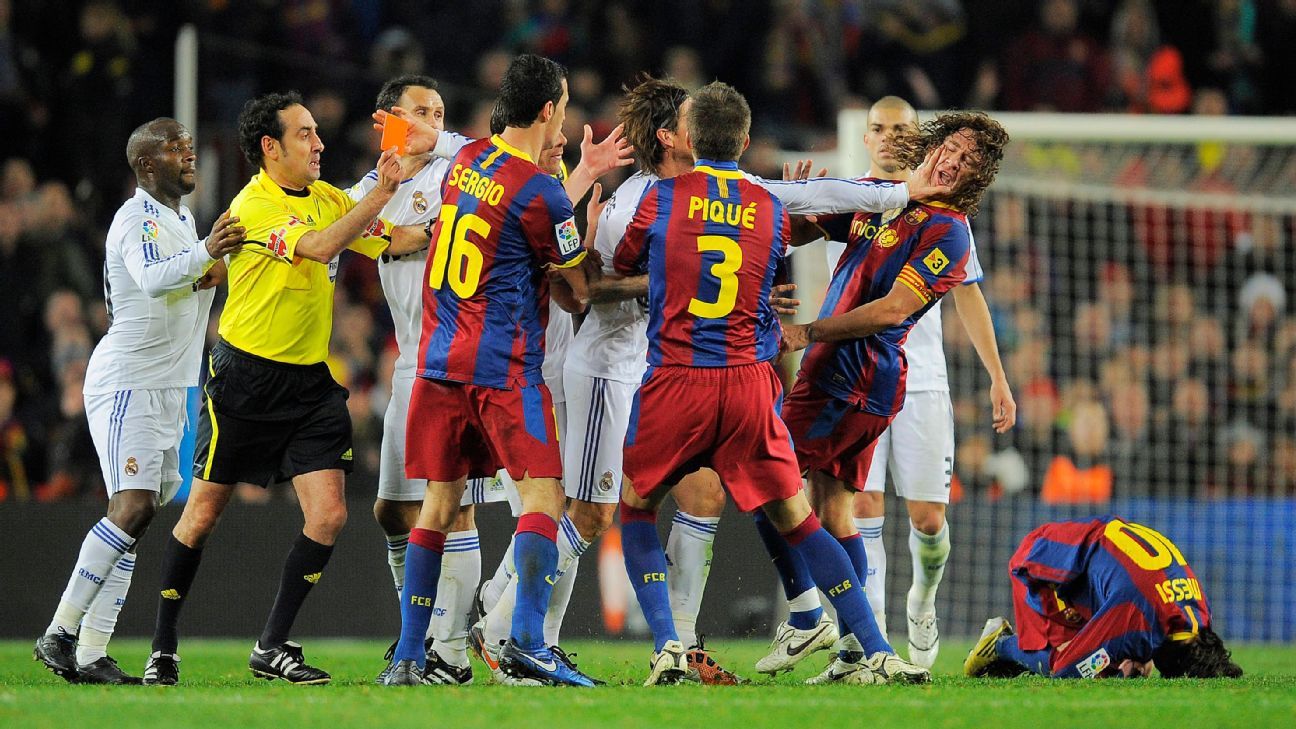 The El Clasico Game that was Shown on the Photo of Messi and Ronaldo  Playing Chess