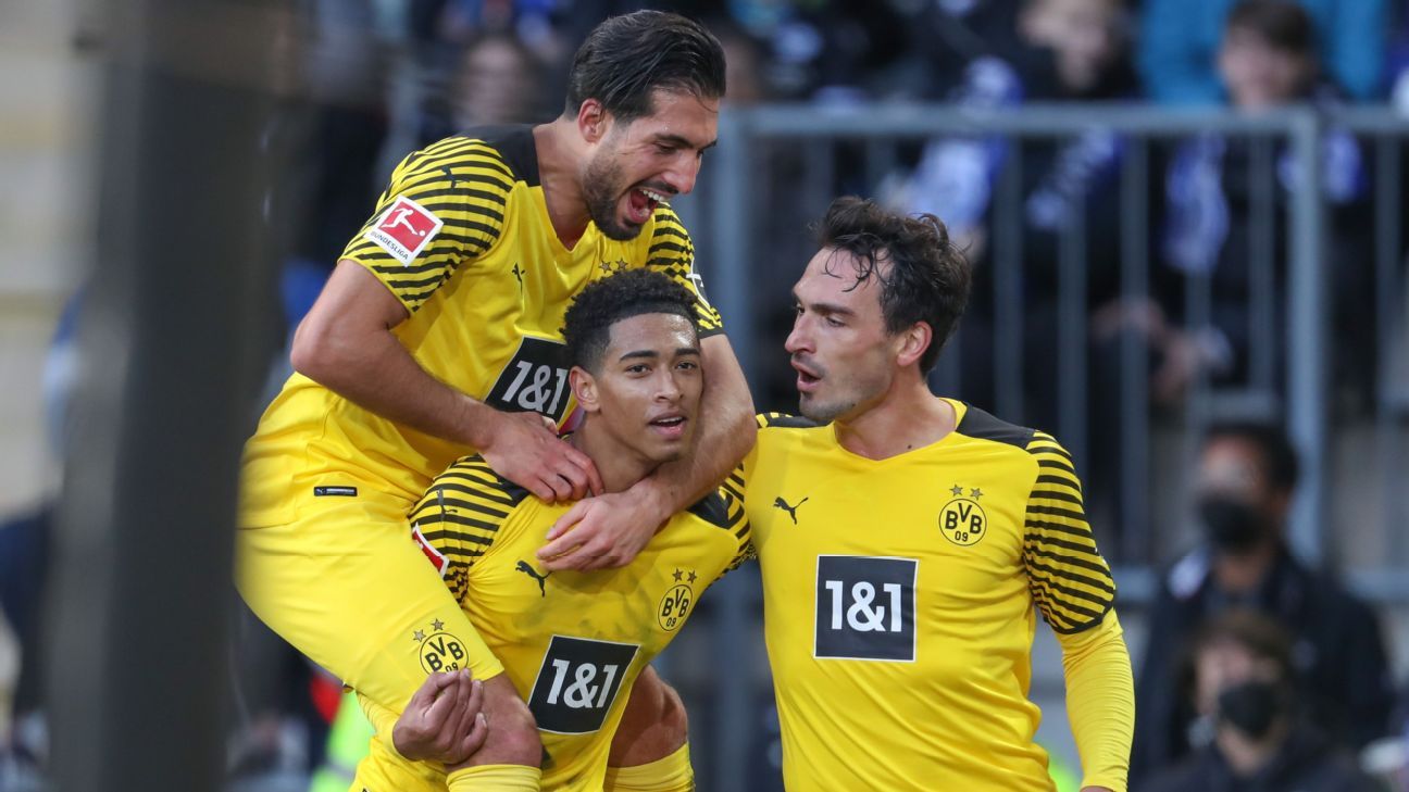 Bellingham scores solo stunner in Dortmund win