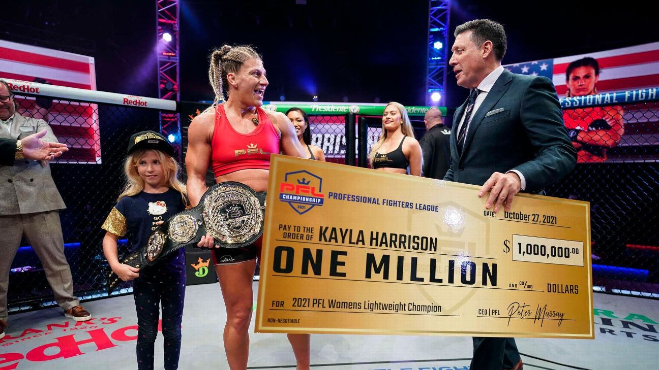 Kayla Harrison can be biggest women's MMA star since Ronda Rousey, more thoughts from the PFL championship