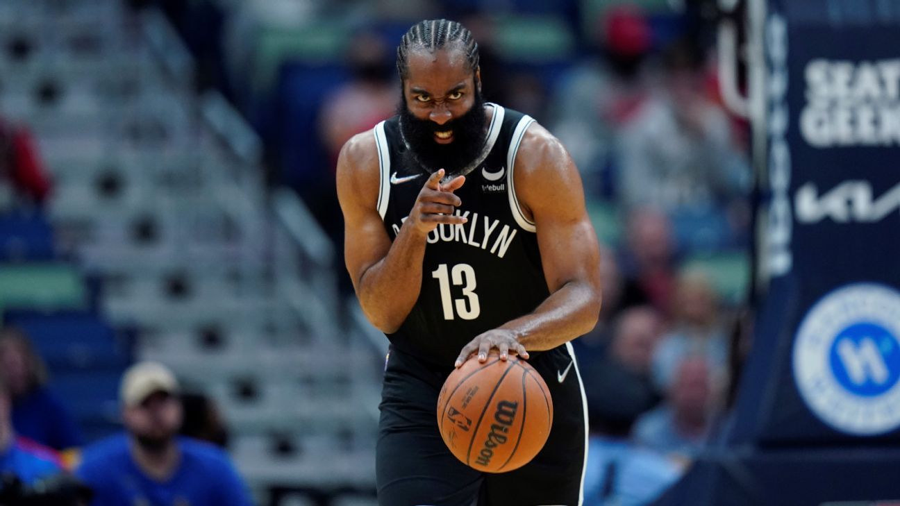 Brooklyn Nets guard James Harden says he's rounding into form after 39-point, 12..