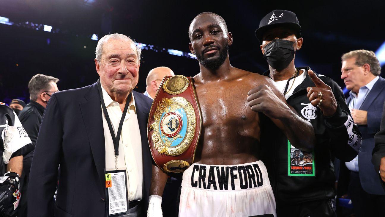 Terence Crawford accuses Bob Arum of 'bias favoring white and Latino fighters' i..