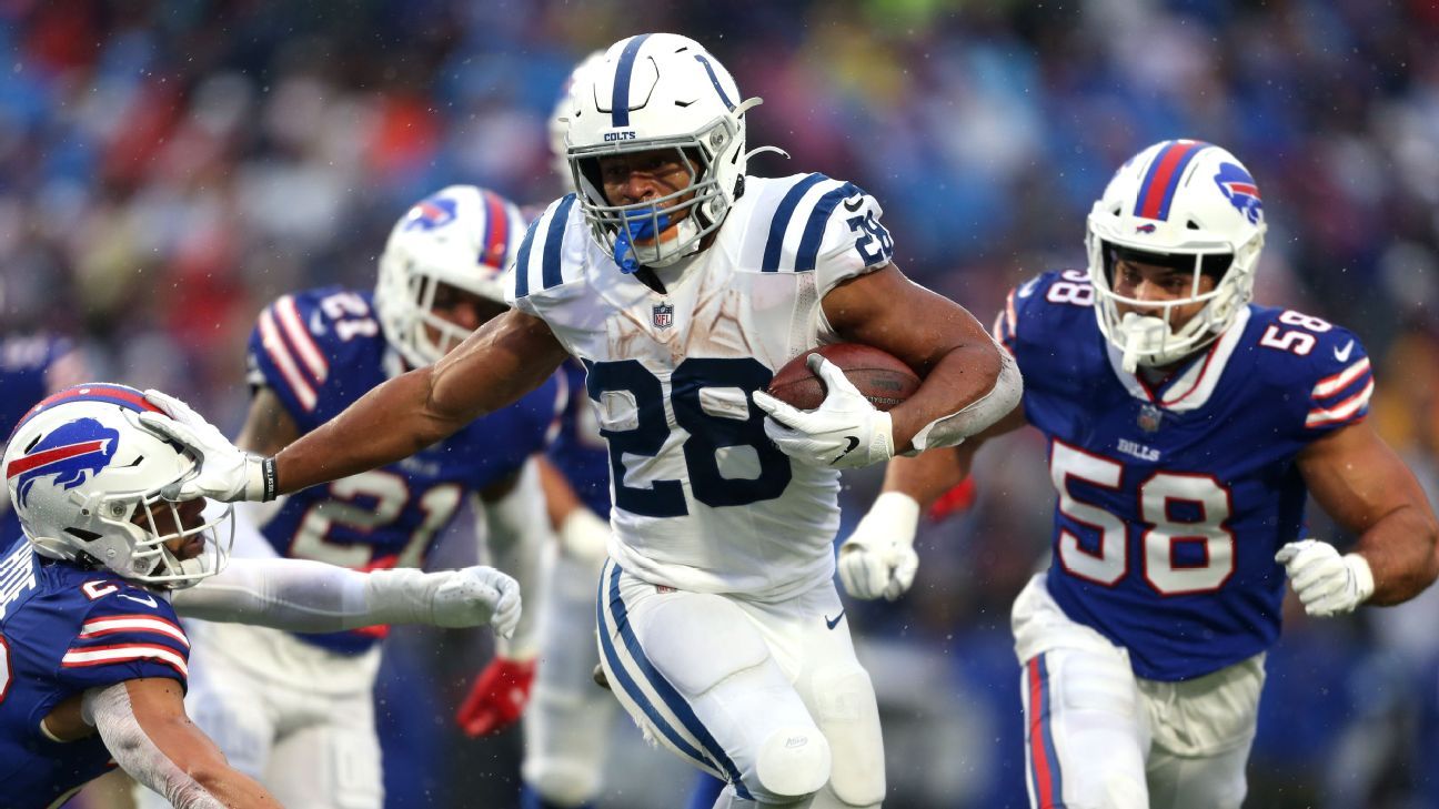 Indianapolis Colts - 1st in rushing yards. 1st in Pro Bowl voting