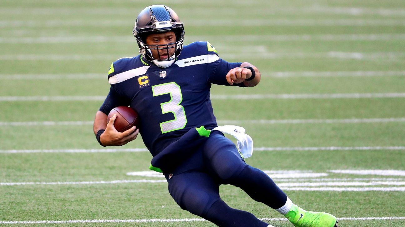 Art of the quarterback slide How Russell Wilson and Kyler Murray