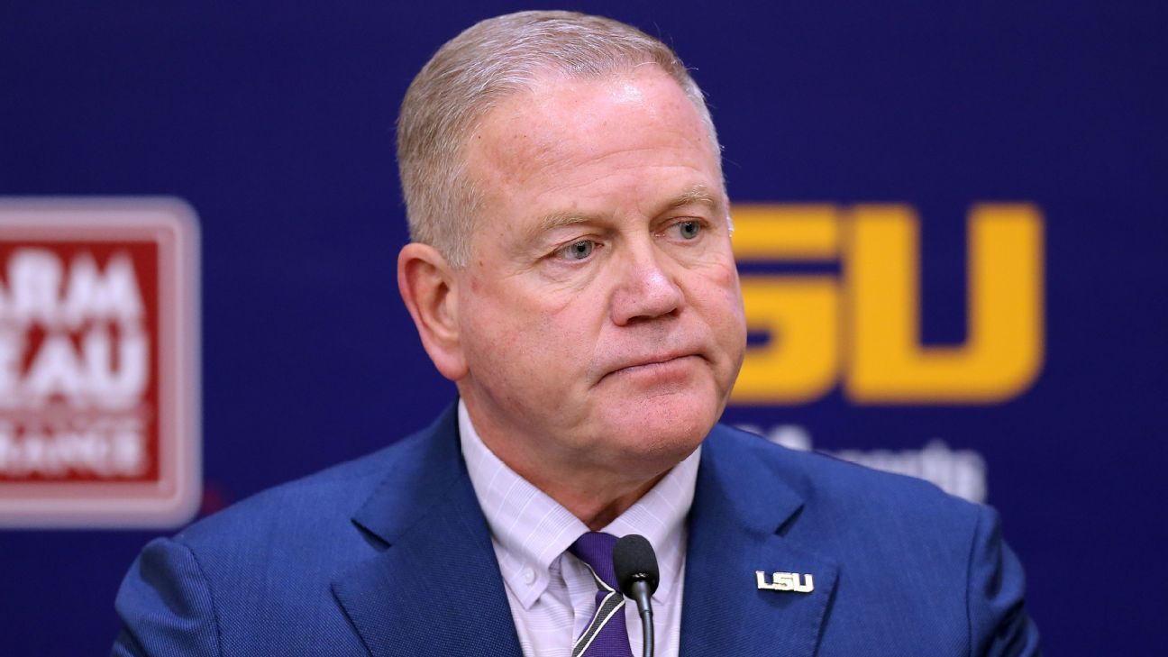 Brian Kelly leaves Notre Dame after 12 seasons to become LSU's